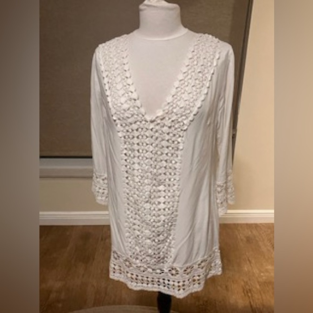 Solitaire Swim White dress